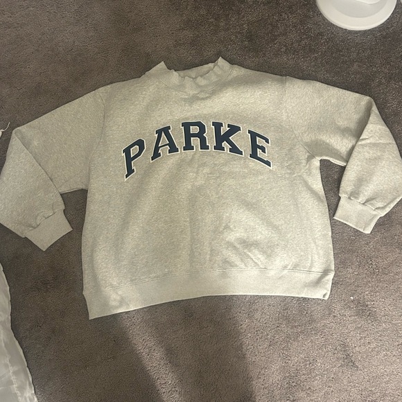 Parke Varsity Mockneck Classic Grey + Navy / XXL - Picture 2 of 3
